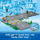 LEGO City Road Plates building set with traffic lights - British product