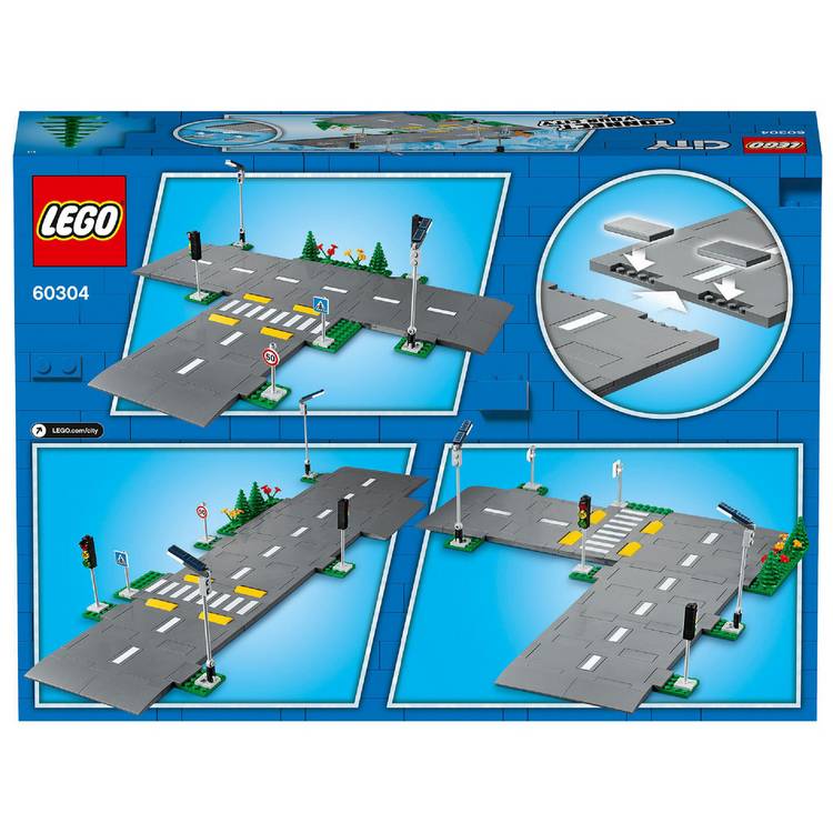 LEGO City Road Plates building set with traffic lights - British product