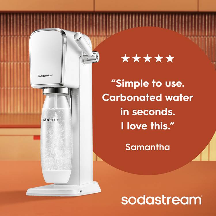 SodaStream Art sparkling water maker white - British product