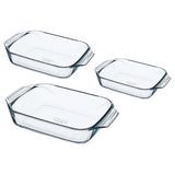 Pyrex glass roaster set 3 piece (British brand)