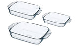 Argos Pyrex Irresistible 3 Piece Glass Roaster Set- Buy online at McGrocer