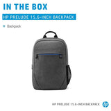 HP Prelude 15.6 inch laptop backpack grey - British product