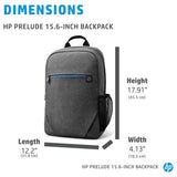 HP Prelude 15.6 inch laptop backpack grey - British product