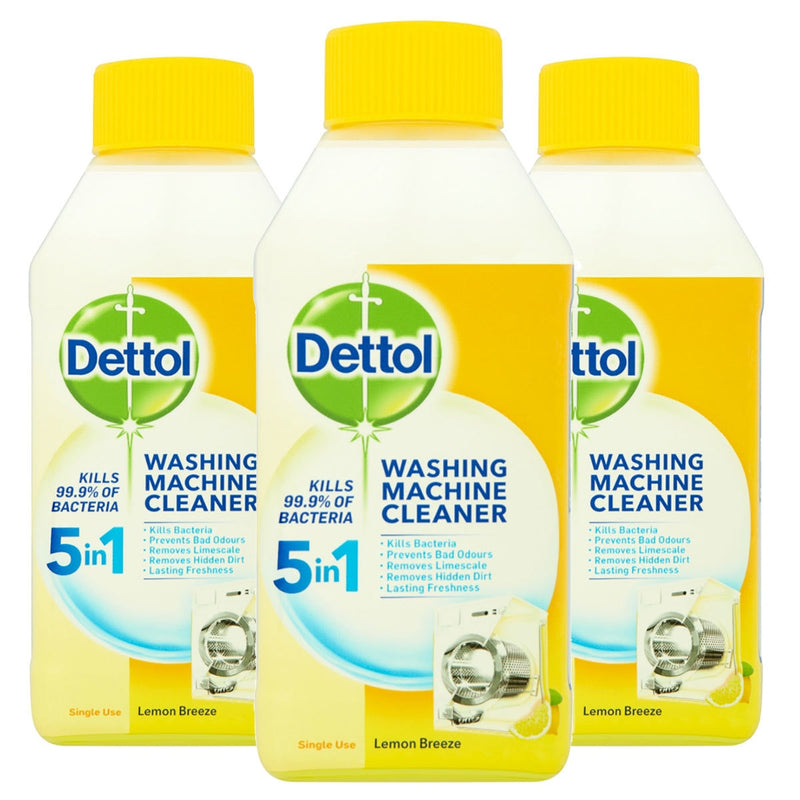 Dettol washing machine cleaner citrus 3 x 250ml - British product