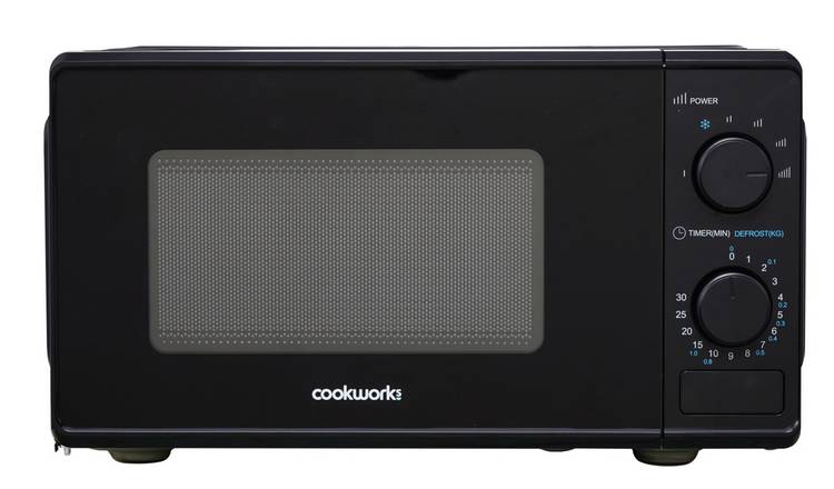 Cookworks manual microwave black 17L, UK version