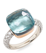 Harrods Pomellato Mixed Gold, Diamond and Topaz Nudo Maxi Ring- Buy online at McGrocer