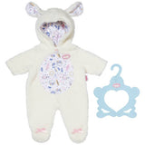 Baby Annabell sheep onesie for 43cm doll (British brand)