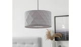 Argos Argos Home Grey Geometric Easy Fit Lampshade - 40 cm- Buy online at McGrocer