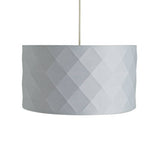 Argos Home grey geometric easy fit lampshade 40cm (British brand)