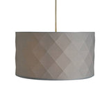 Argos Home grey geometric easy fit lampshade 40cm (British brand)