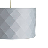 Argos Home grey geometric easy fit lampshade 40cm (British brand)