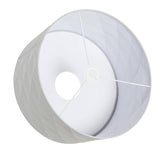 Argos Home grey geometric easy fit lampshade 40cm (British brand)