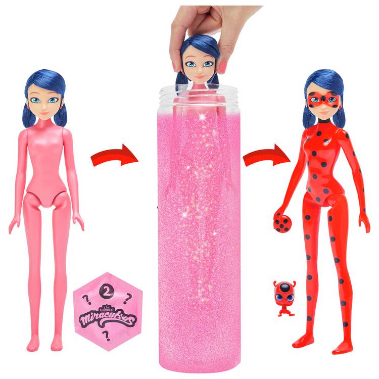 Miraculous colour reveal doll Marinette 12 inch, imported from the UK