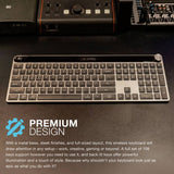 JLab Epic Wireless Bluetooth Keyboard black, UK version
