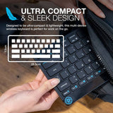 JLab GO Wireless Bluetooth Keyboard Black, imported from the UK