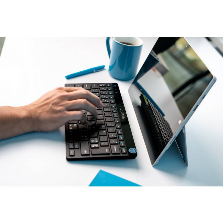 JLab GO Wireless Bluetooth Keyboard Black, imported from the UK
