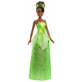 Disney Princess Tiana fashion doll with sparkling outfit and accessories (British brand)