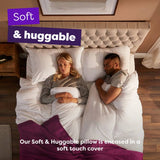Slumberdown medium soft pillow 2 pack 74x48cm - British product