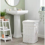 Argos Home laundry basket white 68L, UK version