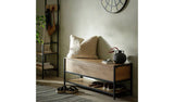 Argos Home oak shoe storage bench (British brand)