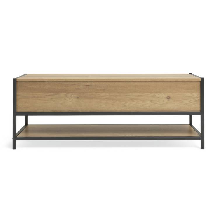 Argos Home oak shoe storage bench (British brand)