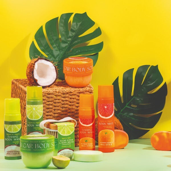 Tropical Fruits mango and passionfruit body scrub 150g (British brand)