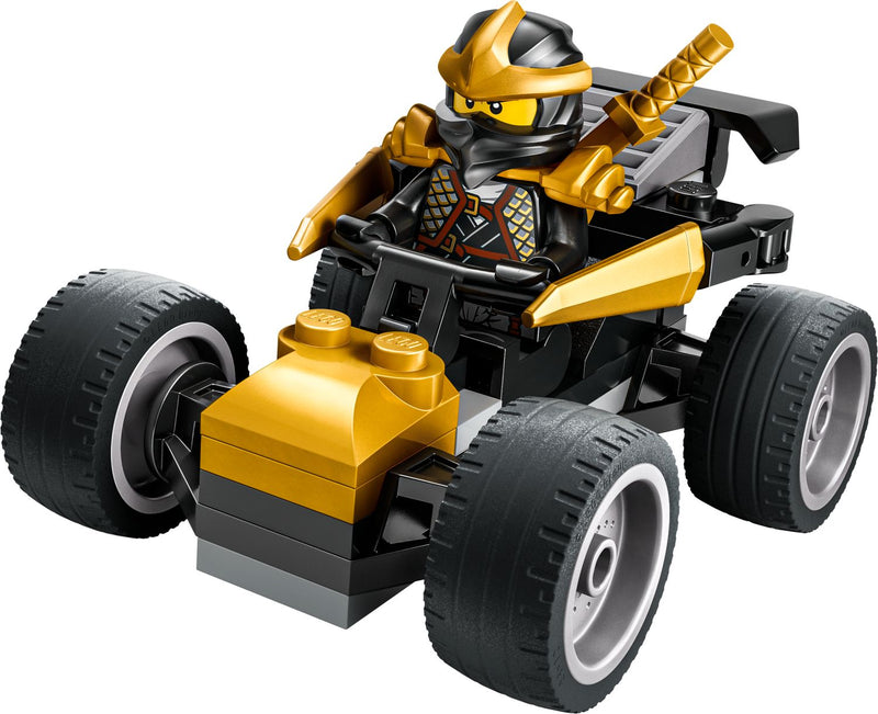 LEGO Ninjago Cole car toy with minifigure - British product