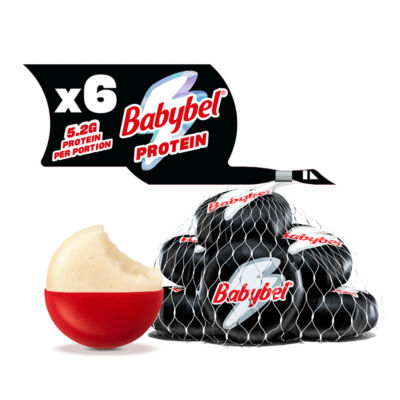 Babybel mini protein cheese snacks 6x20g (British brand)