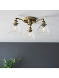 Gallery Home antique brass ceiling light, UK version