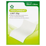 Superdrug Absorbent Lint Dressing 39cm x 39cm GOODS Superdrug
