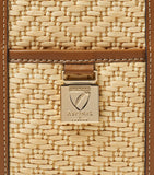 Aspinal of London Henley raffia tote bag - British product
