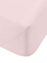 Bianca Blush Pink 200 Thread Count Cotton Percale Extra Deep Fitted Bed Sheet