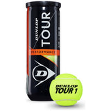 Dunlop Tour Performance tennis balls, imported from the UK