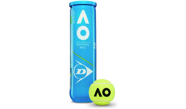 Dunlop Australian Open 4BT tennis balls, imported from the UK