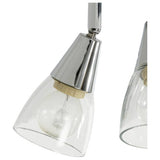Argos Home Curico 3 light flush ceiling light chrome 35cm, UK version