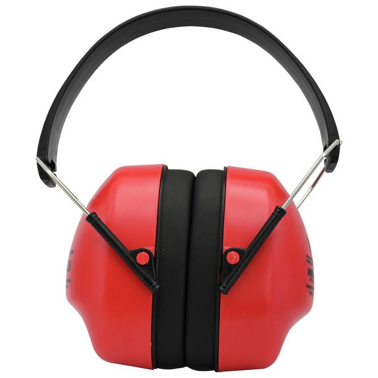 Hilka ear defenders collapsible red - British product