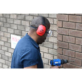 Hilka ear defenders collapsible red - British product