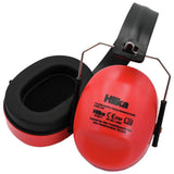 Hilka ear defenders collapsible red - British product