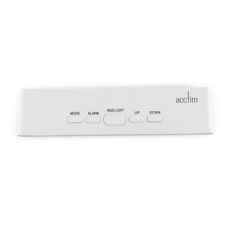 Acctim Medina digital LED alarm clock, imported from the UK