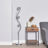 BHS Orchid floor lamp chrome 3 light multihead, UK version