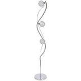 BHS Orchid floor lamp chrome 3 light multihead, UK version