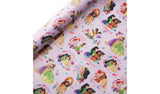 Disney Princess wrapping paper 2x3m rolls, UK version