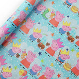 Peppa Pig wrapping paper set two rolls 6m each - British product