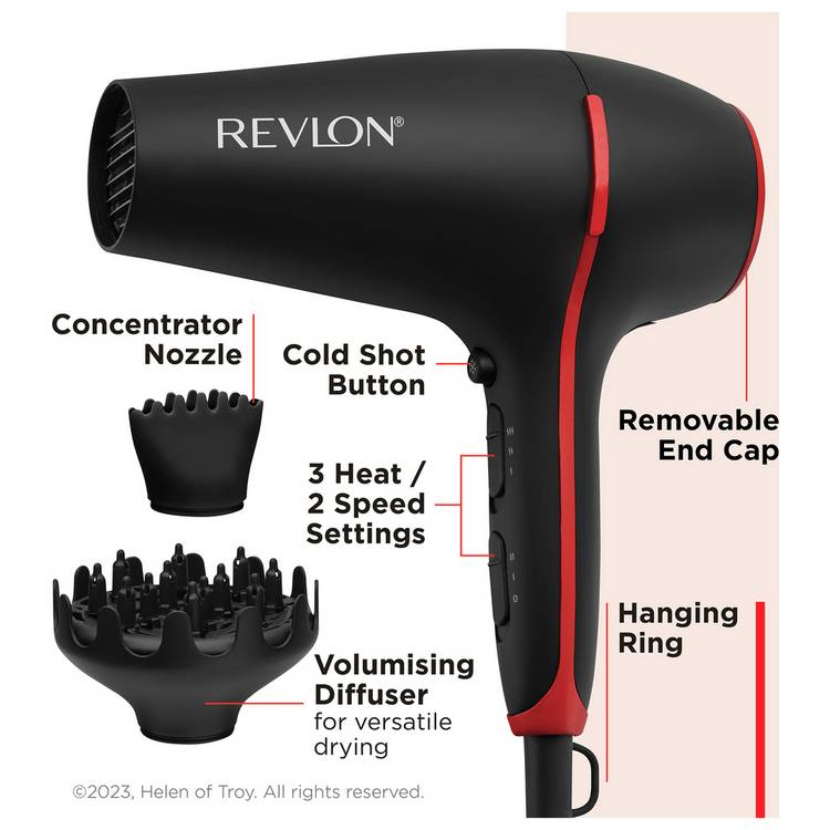 Revlon Smoothstay hair dryer, imported from the UK