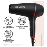 Revlon Smoothstay hair dryer, imported from the UK