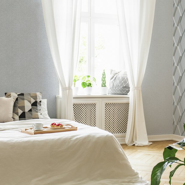 Superfresco Heritage Texture Grey wallpaper 52cm x 10m - British product