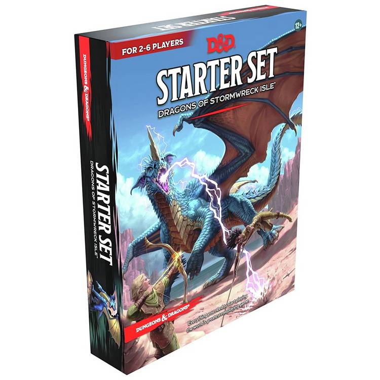 Dungeons and Dragons starter set roleplay game (British brand)