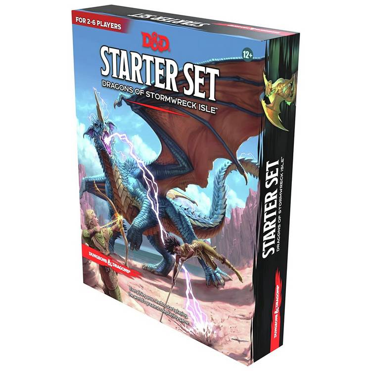 Dungeons and Dragons starter set roleplay game (British brand)