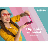 Nokia 2660 Flip pink mobile phone, imported from the UK
