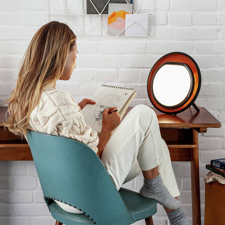 Lumie Halo Energy Light therapy lamp, imported from the UK